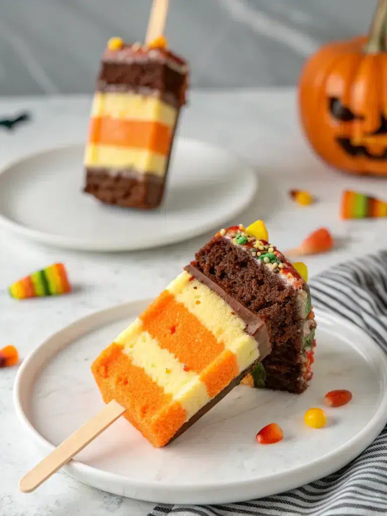 Halloween Cakesicles
