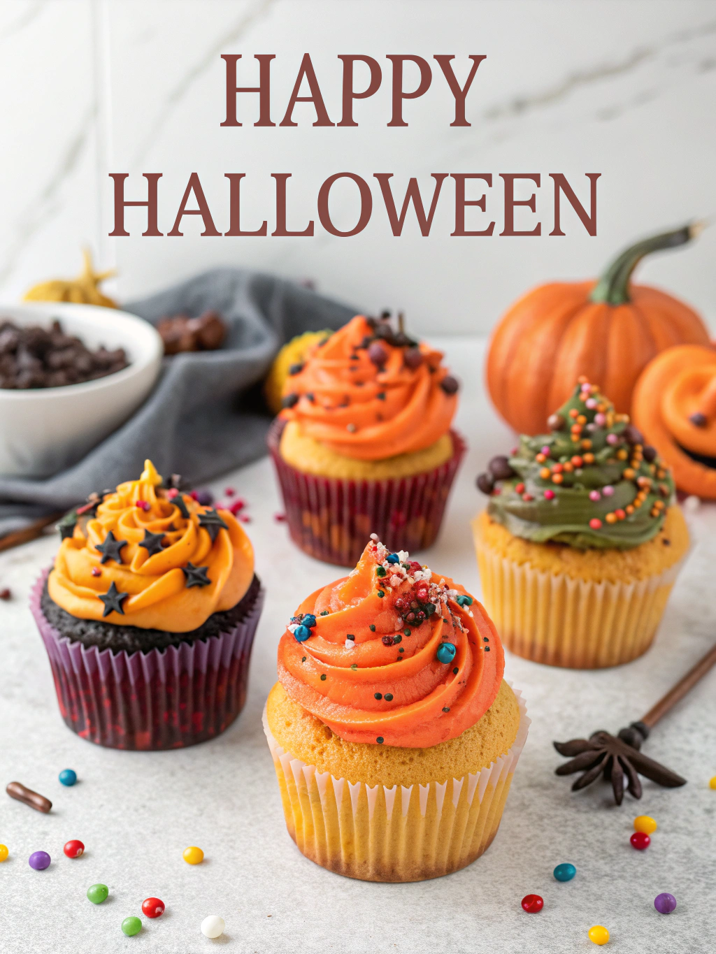 Happy Halloween Cupcakes: 7 Spooky Designs to Wow Your Guests! 3 Happy Halloween Cupcakes
