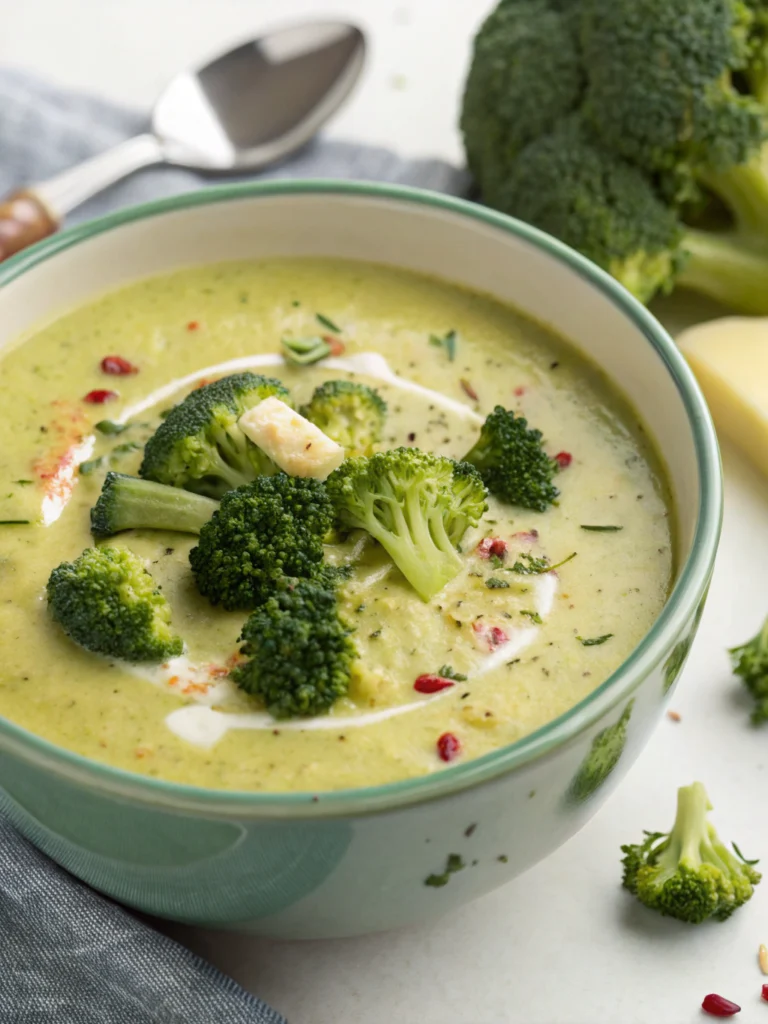 Healthy Easy Creamy Broccoli Potato Soup
