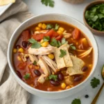 Hearty Chicken Tortilla Soup