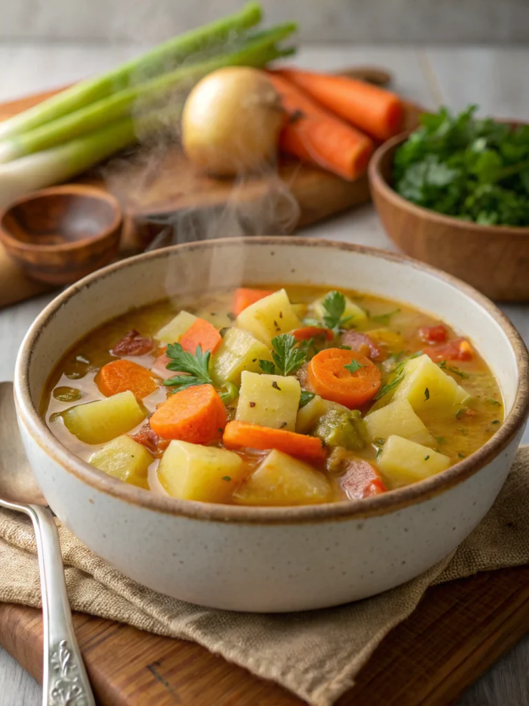 Hearty One-Pot Rustic Potato Soup