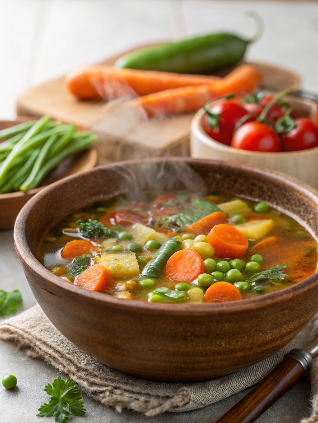 High-Protein Vegetable Soup