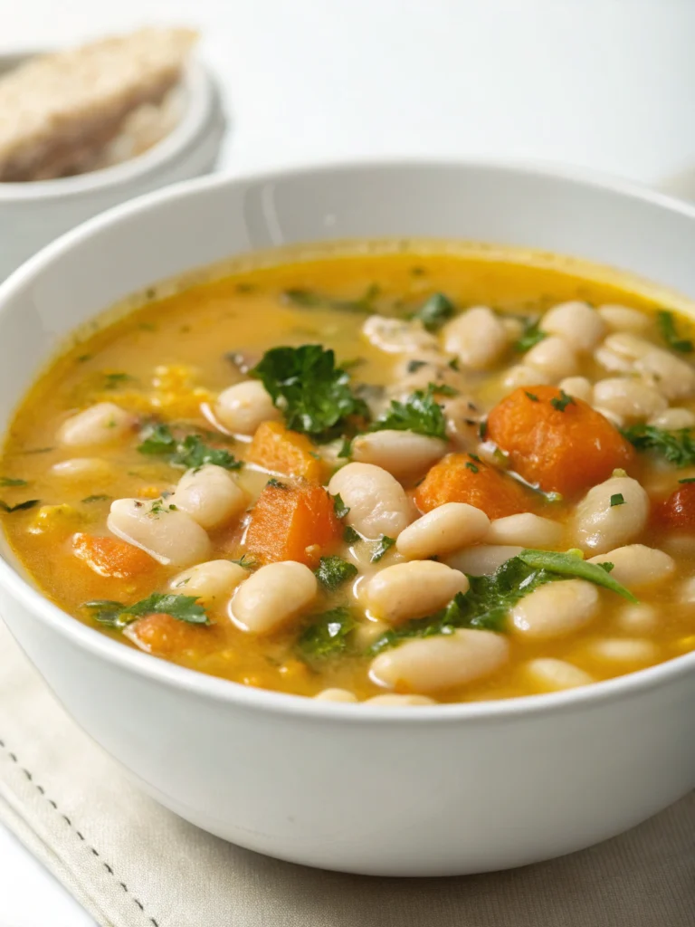 High Protein White Bean Soup