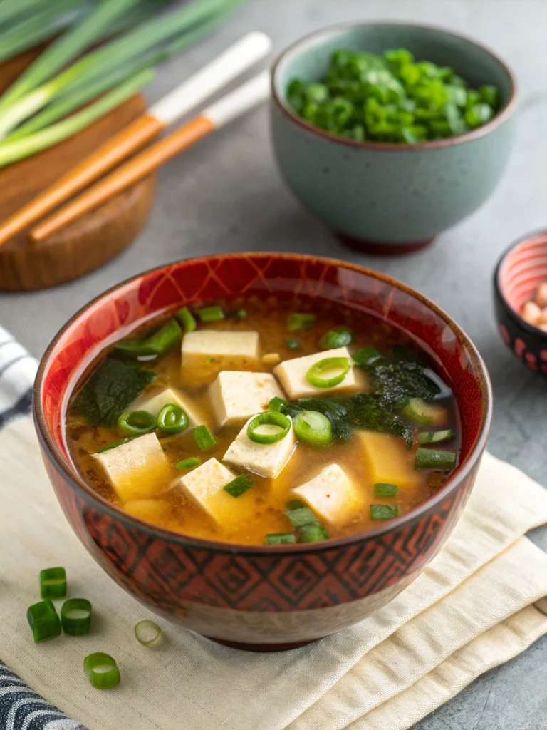 Homemade MISO SOUP without Dashi