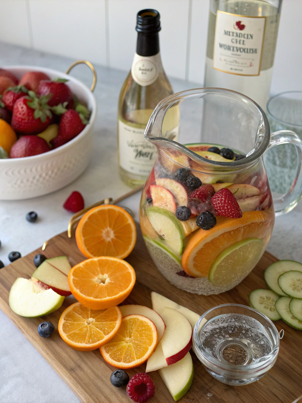 Ingredients for White Sangria