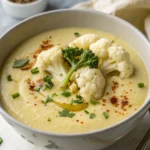 Light & Creamy Cauliflower Soup