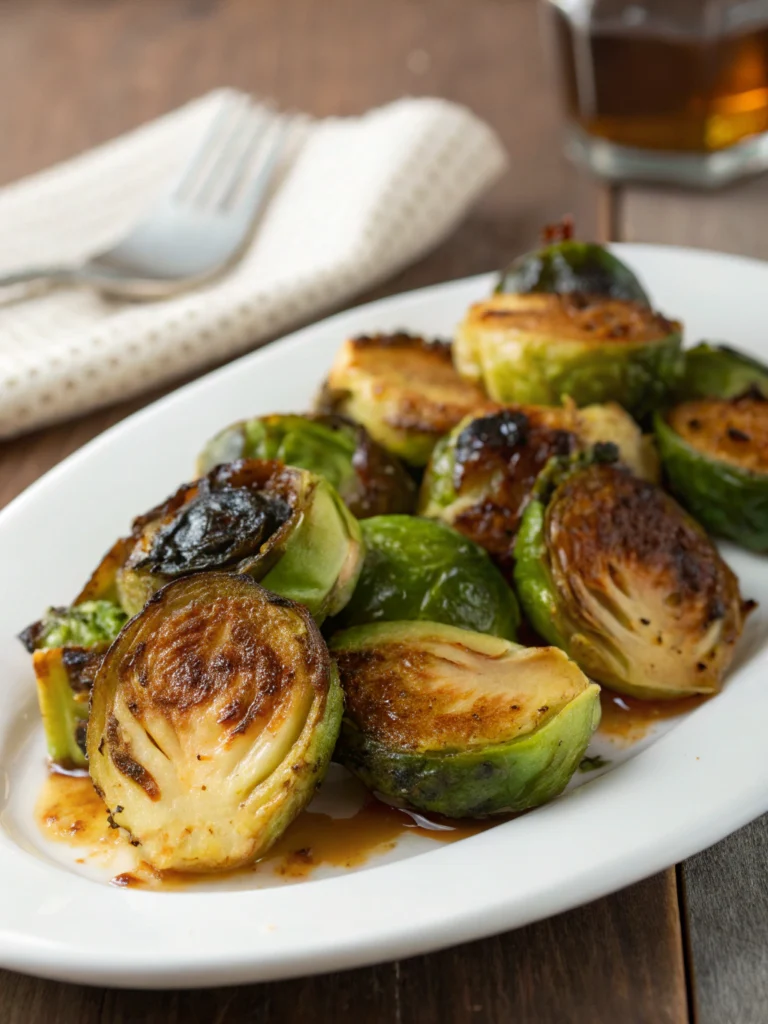 Maple-Roasted Brussels Sprouts