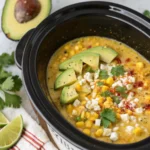 Mexican Street Corn Soup Crockpot Recipe