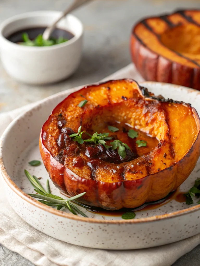 Miso-Glazed Roasted Pumpkin