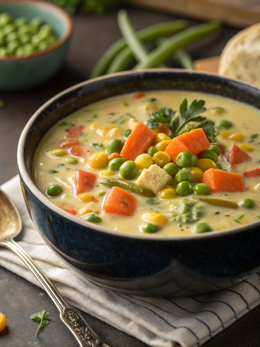 One-Pot Creamy Vegetable Soup