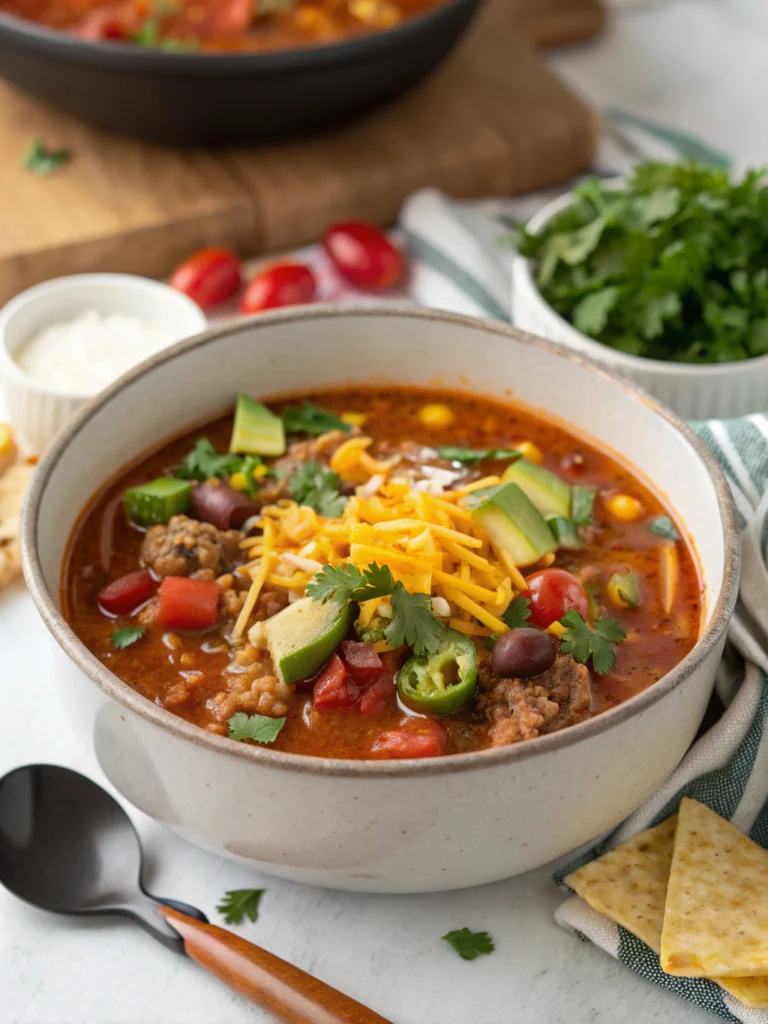 One-Pot Wonder(Taco Soup)