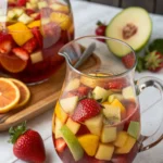 Pineapple, Mango, Strawberry and Green Apple White Wine Sangria