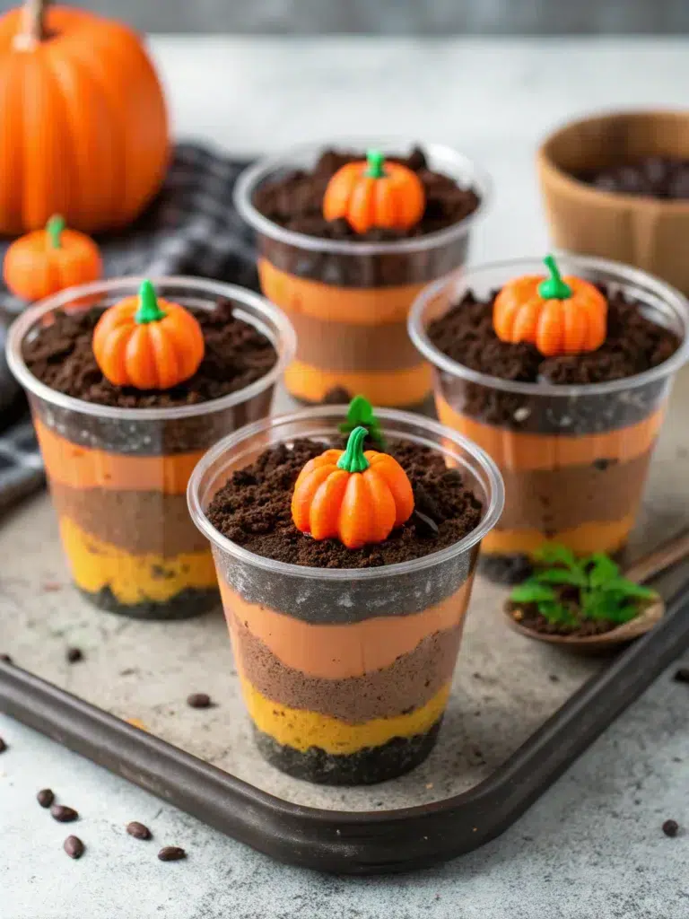 Pumpkin Patch Dirt Cups