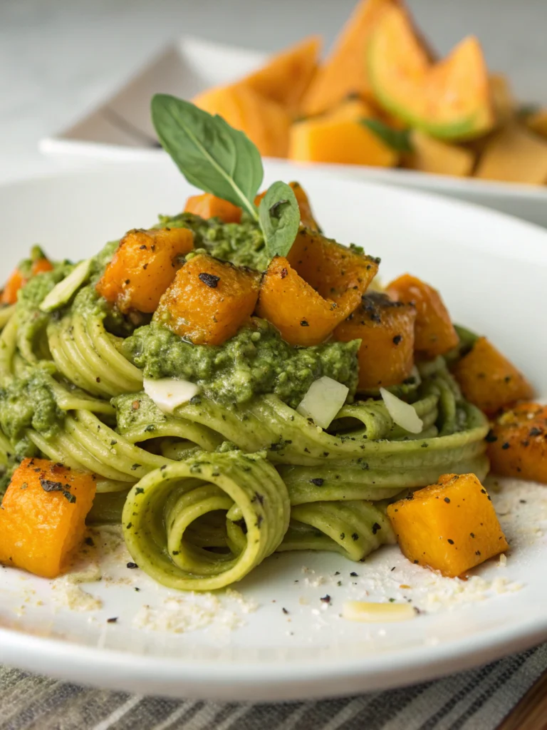 Pumpkin Pesto Pasta