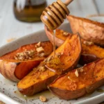Roasted Sweet Potatoes with Cinnamon & Honey Recipe