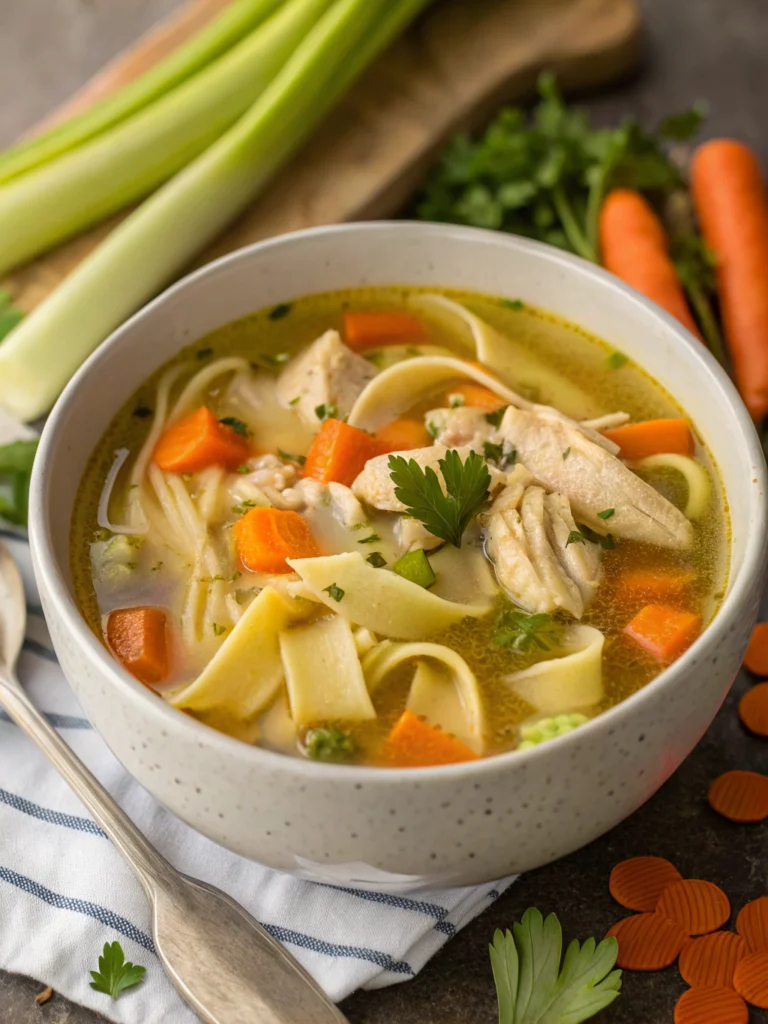 Slow Cooker Chicken Noodle Soup
