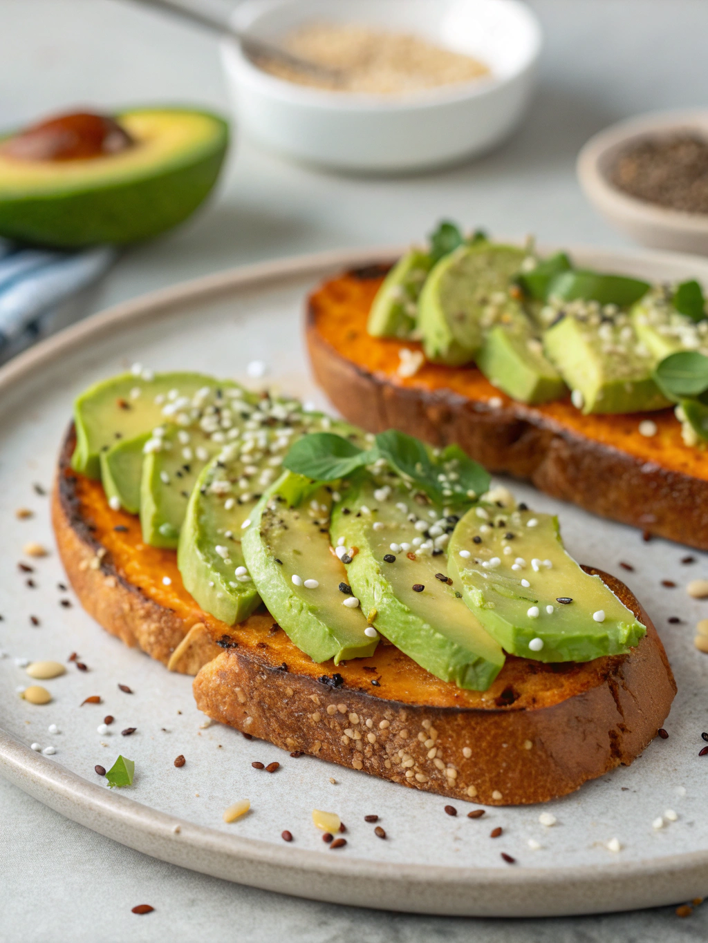 Sweet Potato Toast Ingredients