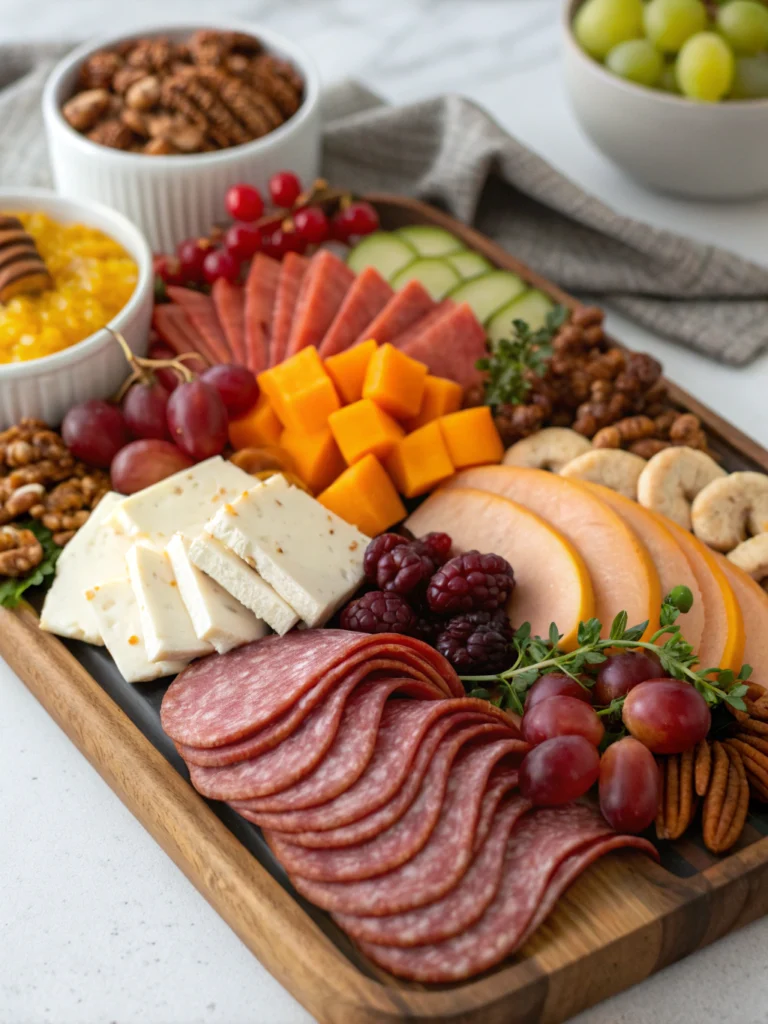 Thanksgiving Turkey Charcuterie Board
