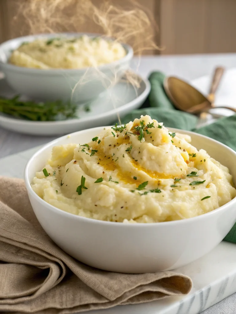 The Best Creamiest Baked Mashed Potatoes