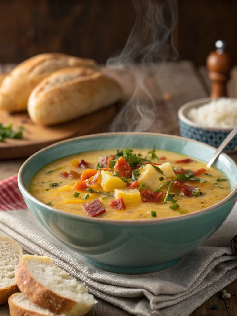The Best Heartwarming Homemade Hot Potato Soup