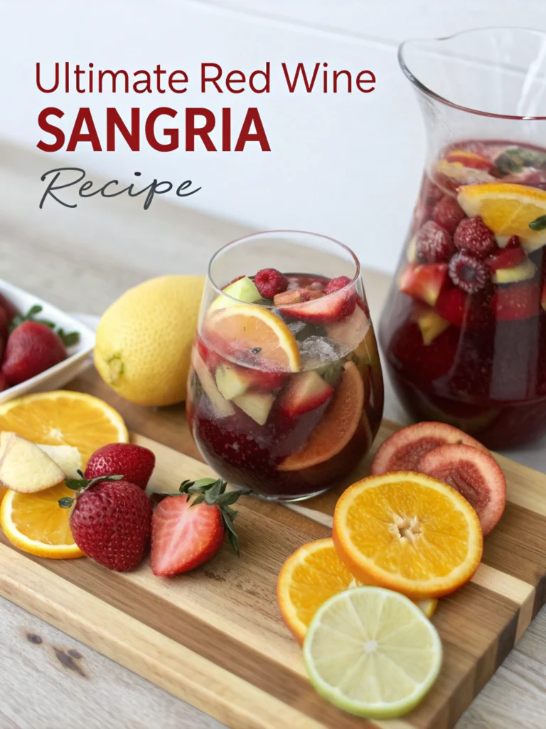 Ultimate Red Wine Sangria Recipe