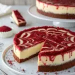 Vampire Bite Red Velvet Cheesecake
