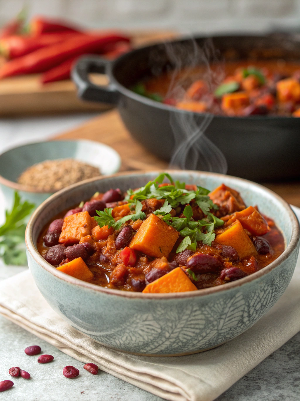 Vegan Sweet Potato Chili