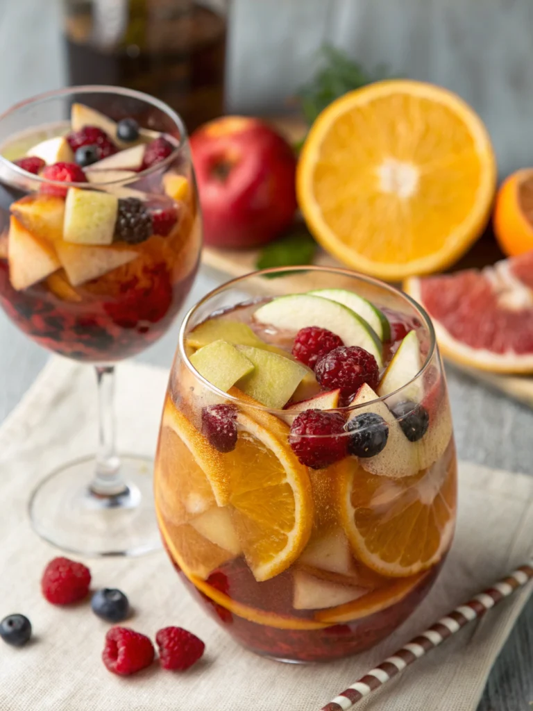 Apple Cider Sangria Mocktail (Non-Alc)
