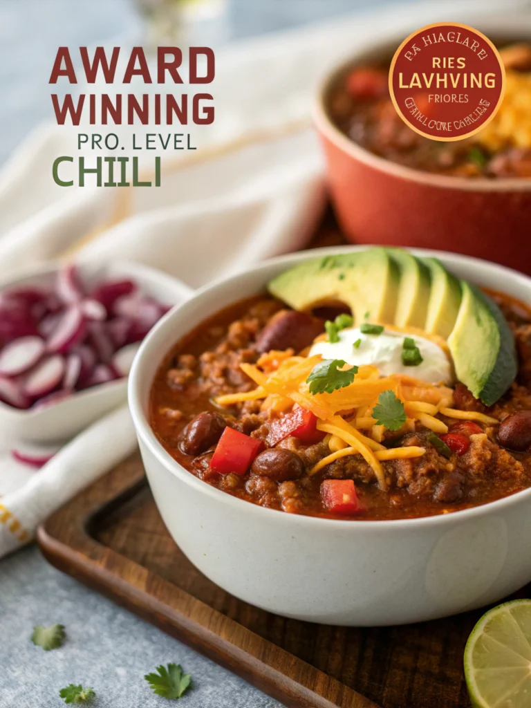 Award-Winning Chili Pro-Level Flavor