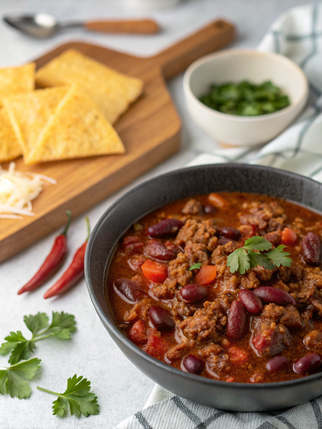 Best Chili Recipe with Ground Beef and Beans Ingredients