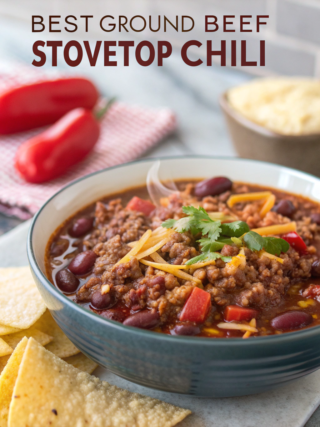 Best Ground Beef Stovetop Chili