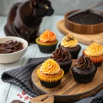 Black Cat Keto Cupcakes