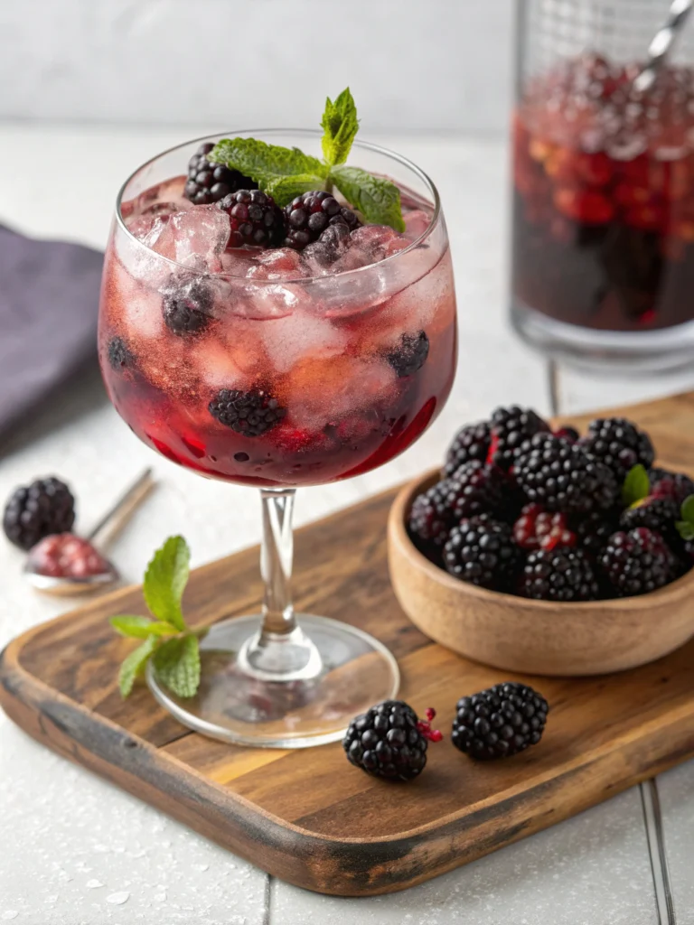 Blackberry Rum Cocktail