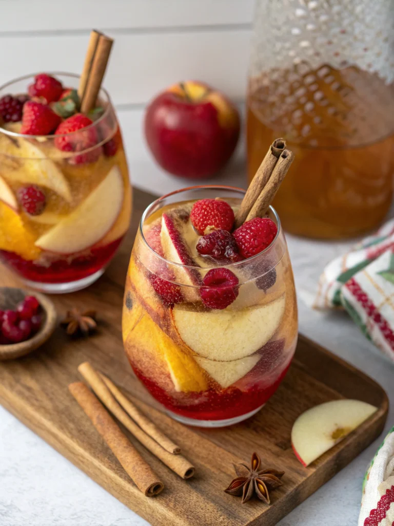 Bourbon Apple Cider Sangria