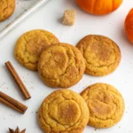 Chewy Pumpkin Snickerdoodle Cookies Recipe