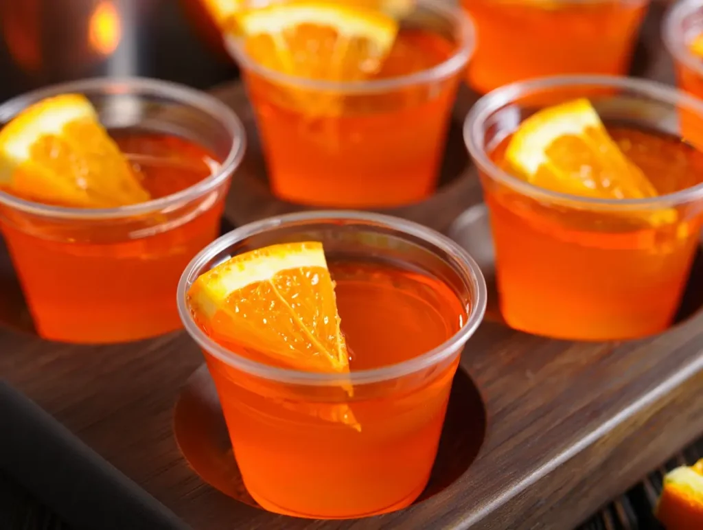 Classic Vodka Orange Jello Shots