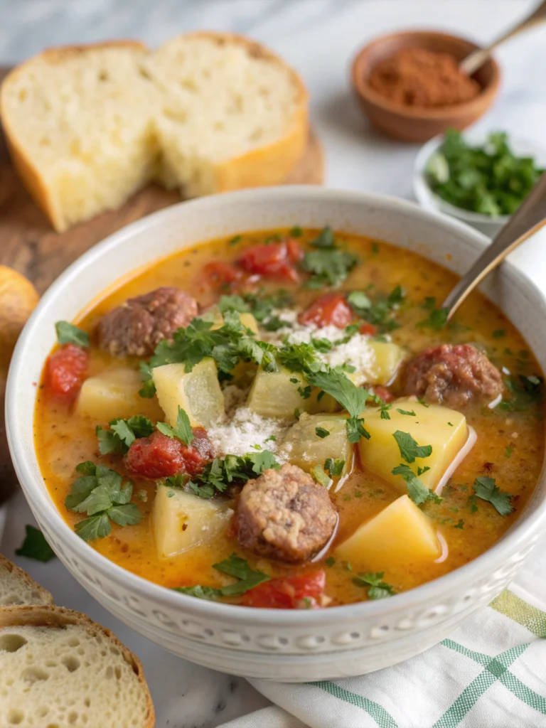 Cozy Italian Sausage and Potato Soup