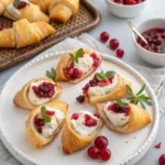 Cranberry Cream Cheese Crescent Bites