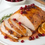 Cranberry Orange Glazed Turkey Breast