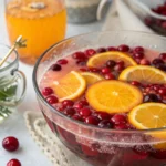 Cranberry Orange Prosecco Punch