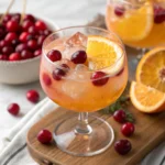 Cranberry Orange Whiskey Sour
