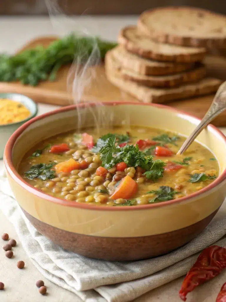 Creamy Quick Lentil Soup Recipe