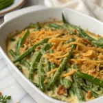 Creamy Vegan Green Bean Casserole