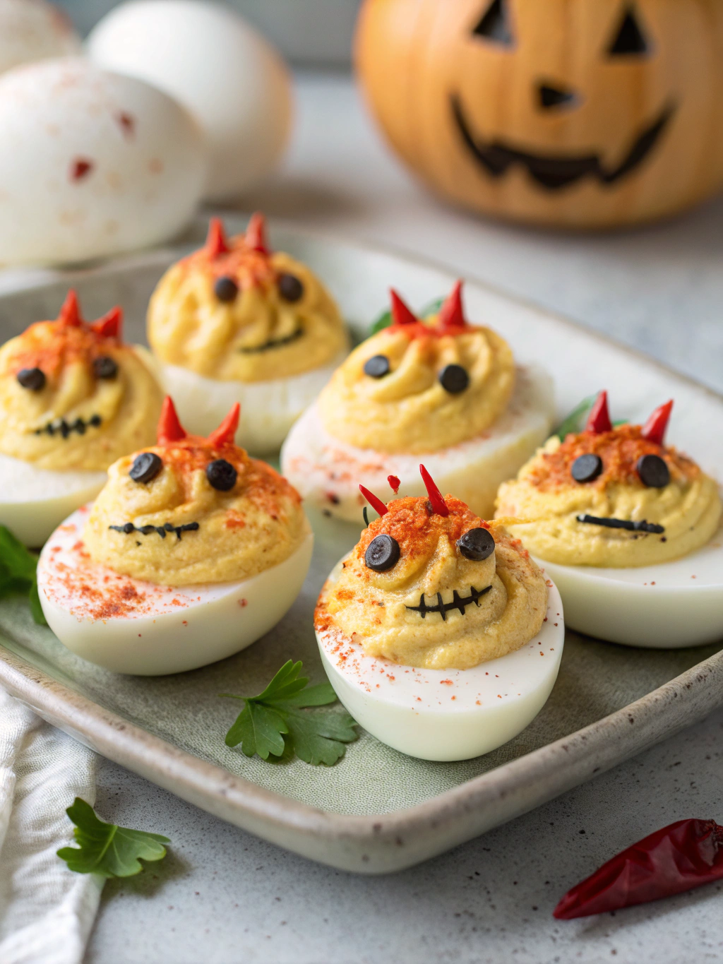 Creepy Deviled Eggs for Halloween: 7 Spooktacular Recipes!