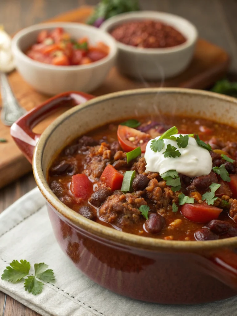 Easy Crockpot Chili Recipe