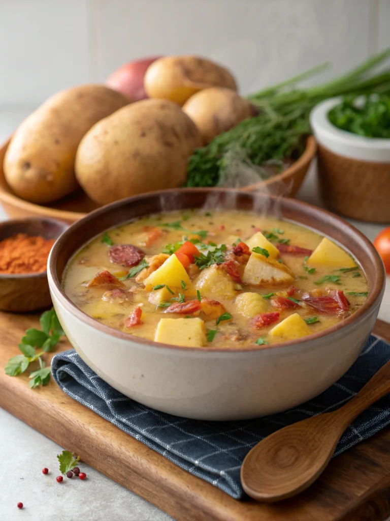 Easy Crockpot Potato Soup Recipe