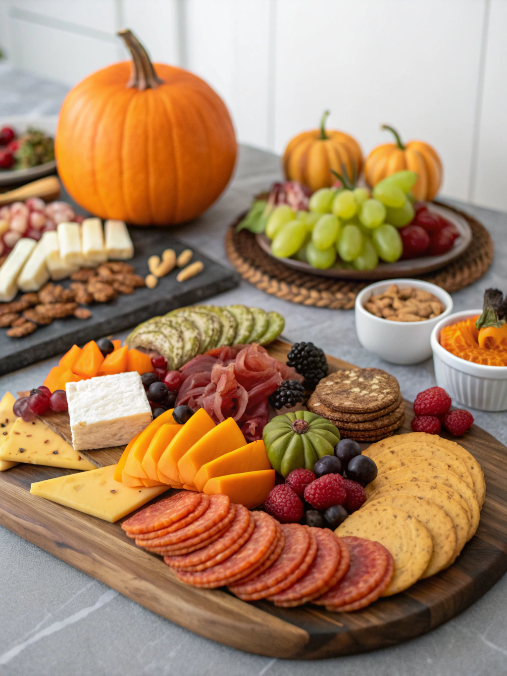 Easy Halloween Charcuterie Board for Guests