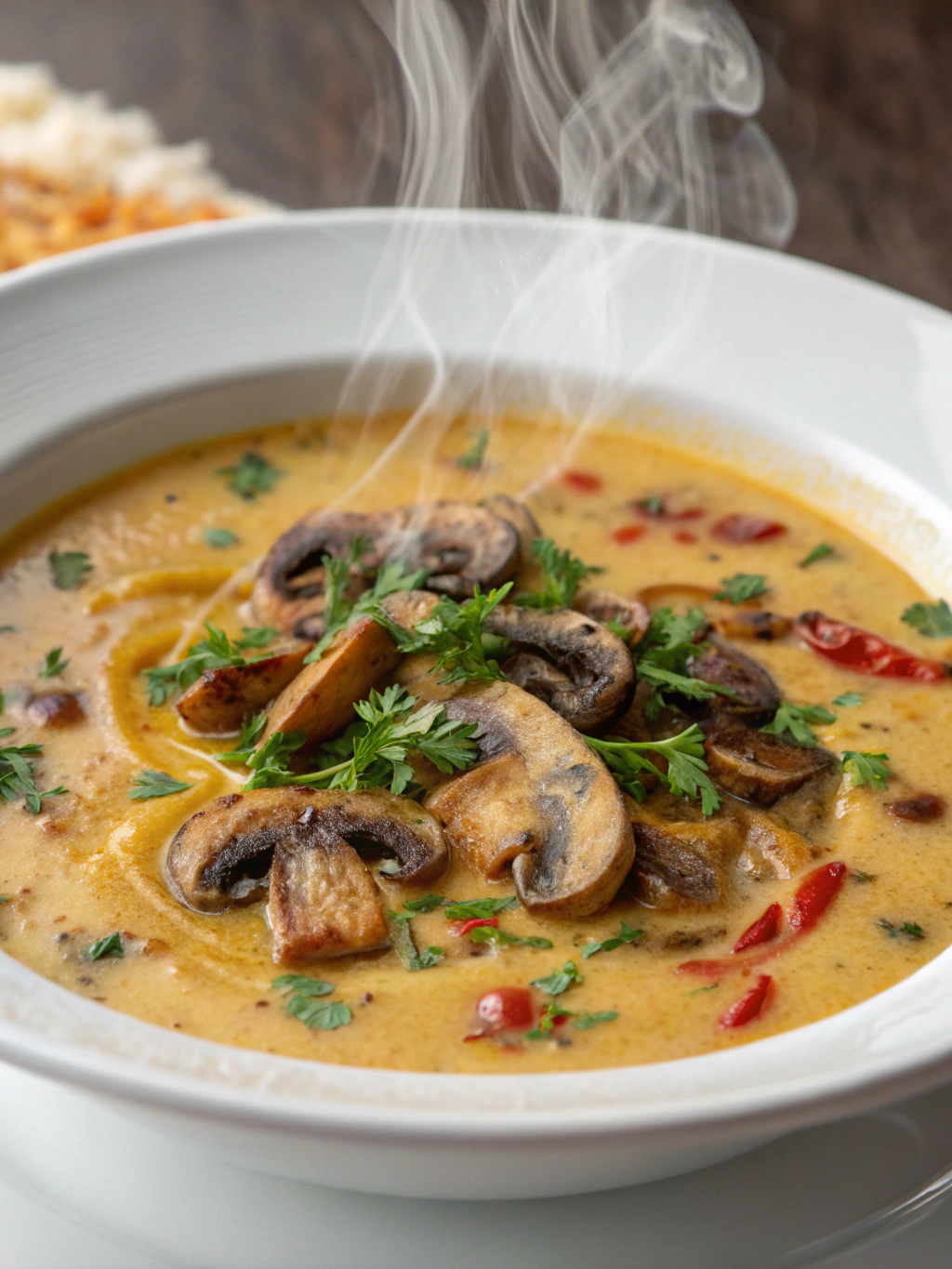 Easy Creamy Mushroom Soup