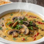Easy creamy mushroom soup