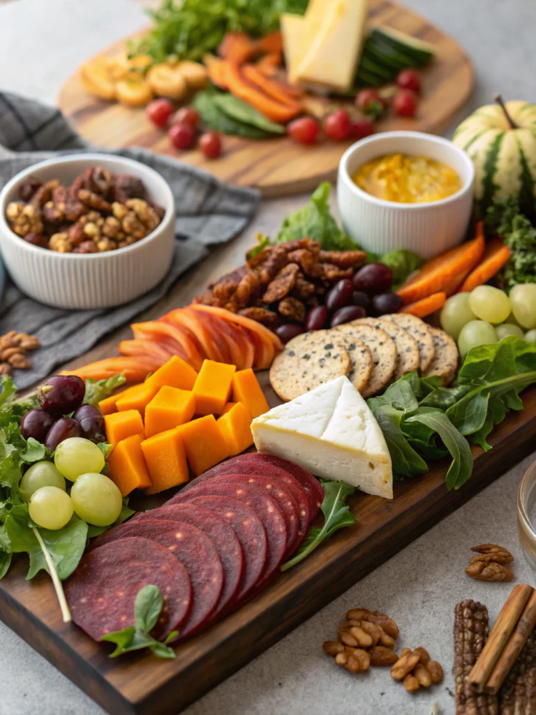 Fall Charcuterie Board (Vegetarian)